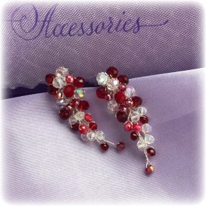 серьги из хрусталя
